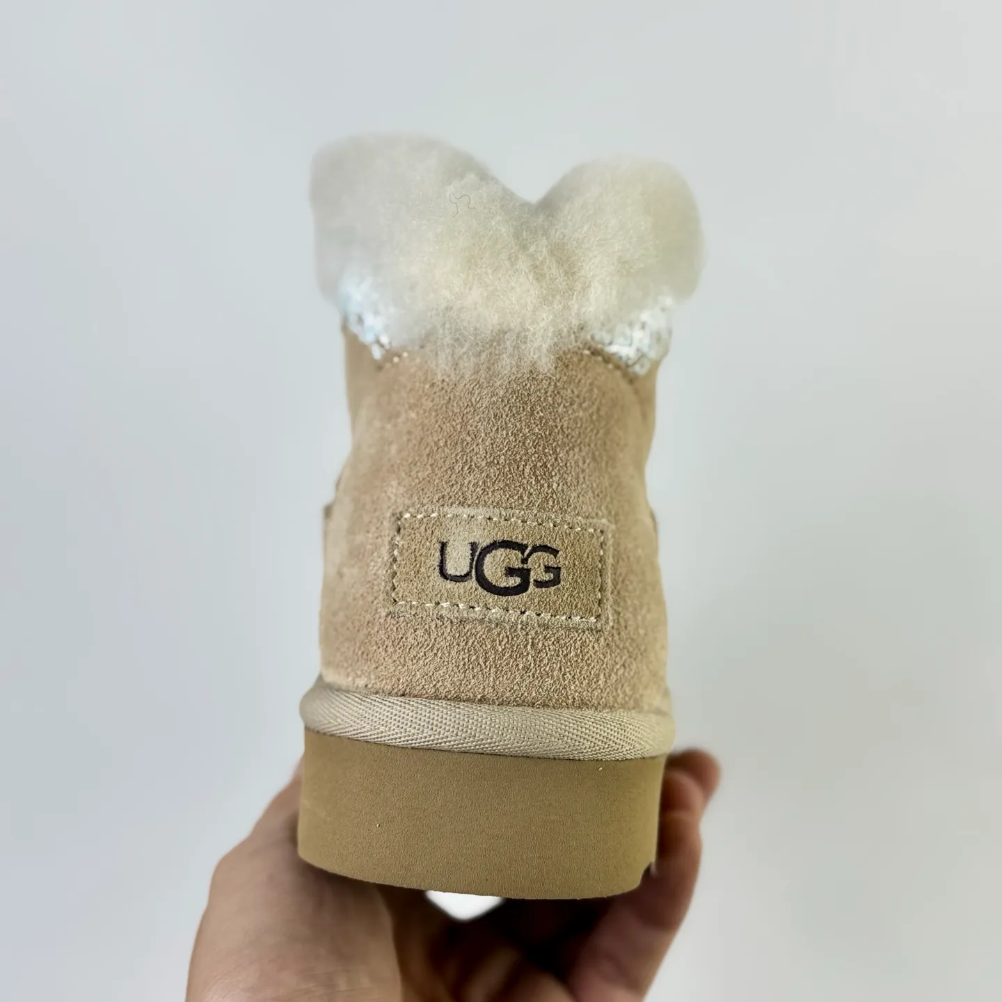 Local 💰560 Guangzhou top version ❗UGG Classic Novelty cow split leather fashionable round toe snow boots women’s style arrived